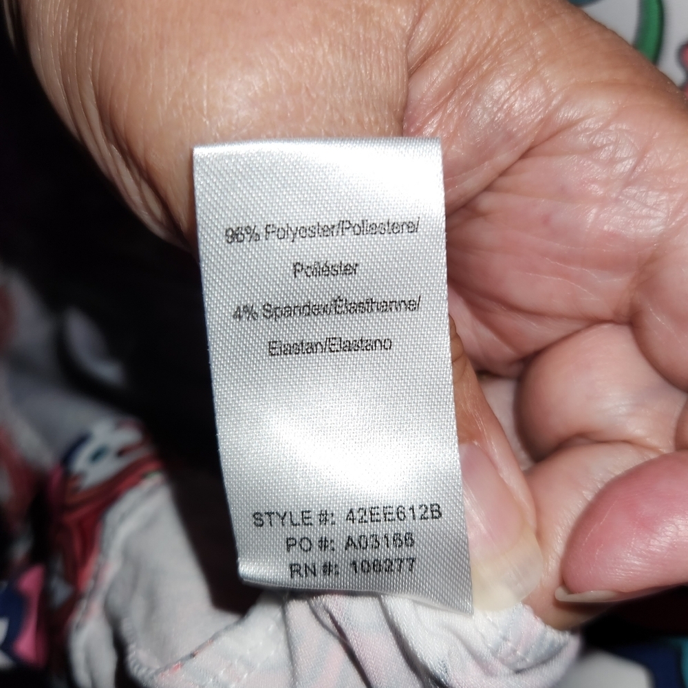 Hale Bob Kimberly Paisley Floral Jersey Dress Pockets - Picture 6 of 6